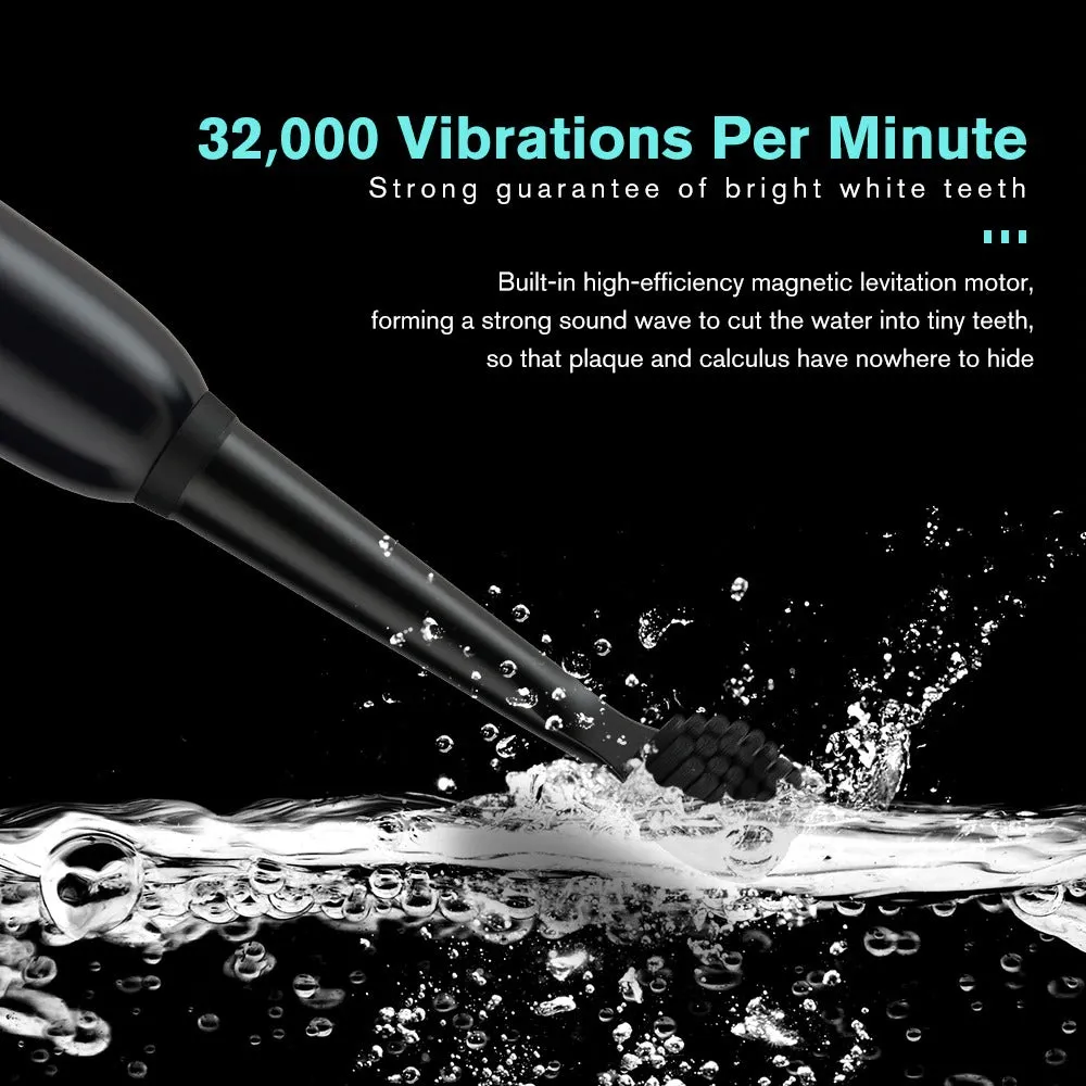 Rechargeable Sonic Electric Toothbrush with Replacement Heads