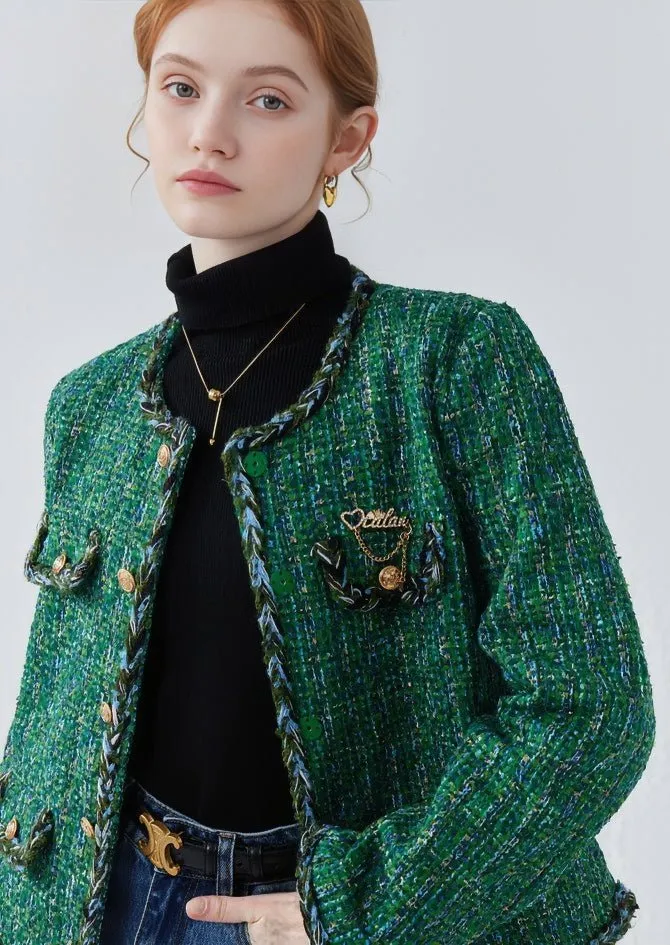 RETRO GREEN FRAGRANCE JACKET