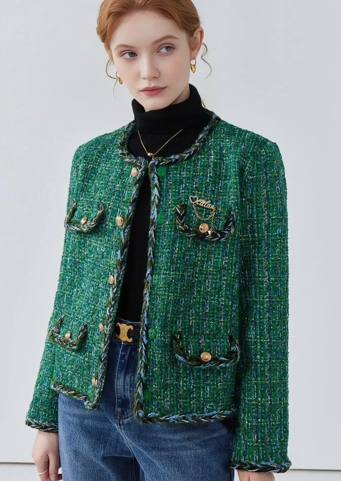 RETRO GREEN FRAGRANCE JACKET