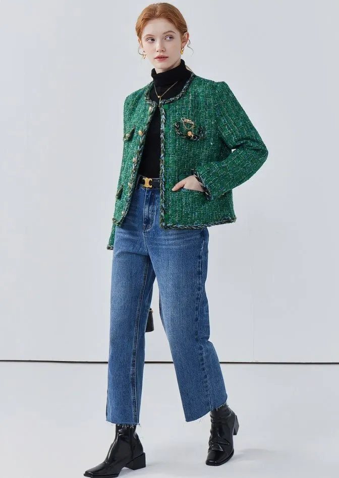 RETRO GREEN FRAGRANCE JACKET