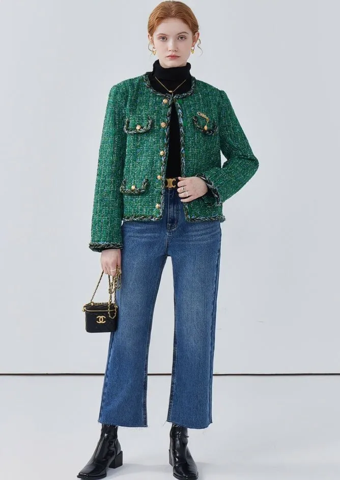 RETRO GREEN FRAGRANCE JACKET