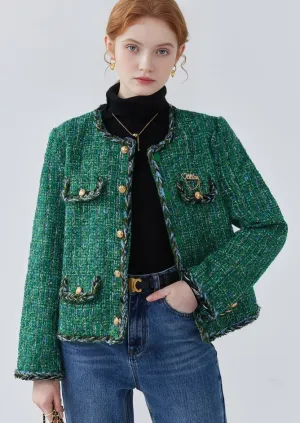 RETRO GREEN FRAGRANCE JACKET
