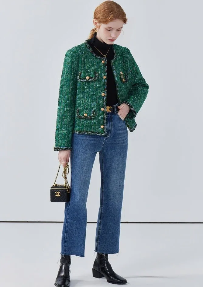 RETRO GREEN FRAGRANCE JACKET