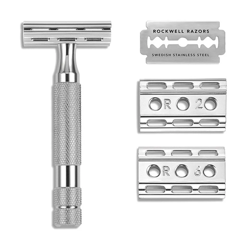 Rockwell Razors 6S - Adjustable Stainless Steel Safety Razor