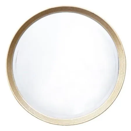Round Antique Brass Mirror 61 cm