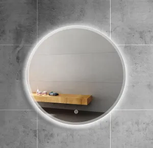 Round Modern LED Mirror 24"