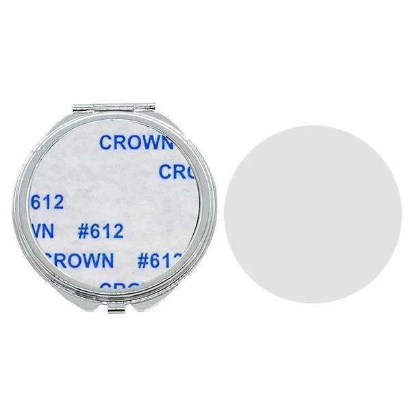 Round Pocket Mirror - Silver