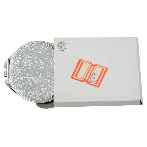 Round Pocket Mirror - Silver