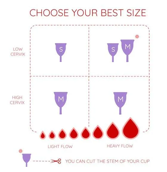 Ruby Cup Menstrual Cup (Small) 4 Colours