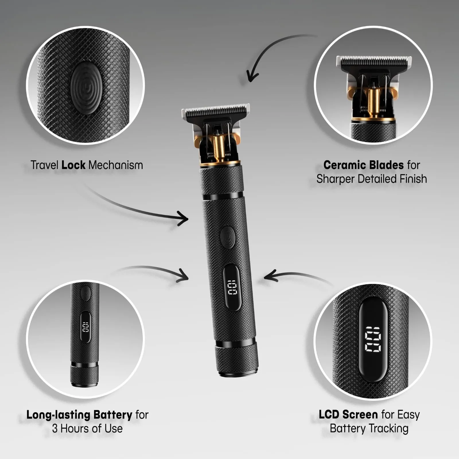 Russell's Precision Pro Cordless Electric Beard Detailers