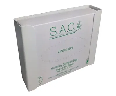 Sanitary Napkin Disposal Bag Dispenser - Box, drop in format