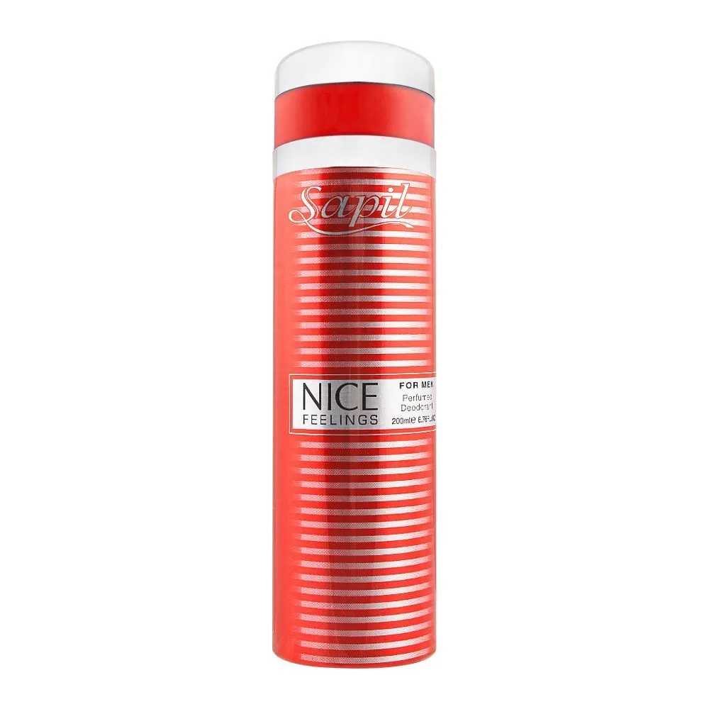 SAPIL BODY SPRAY NICE FEELING RED FOR MEN 200ML