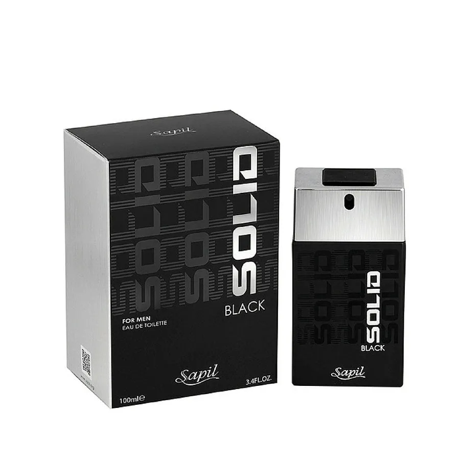 SAPIL PERFUME SOLID BLACK FOR MEN 100ML