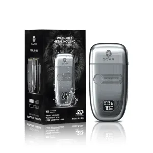Scar AL- 1988 Washable Metal Housing Electric Shaver
