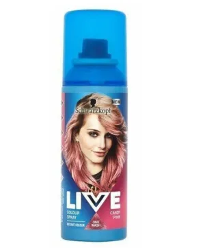 Schwarzkopf Live One Wash Color Spray Instant Colour 120ml - 1 & 3 pack