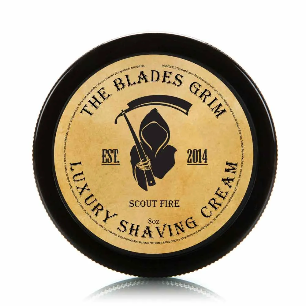 Scout Fire - The Blades Grim 8 oz Luxury Shaving Cream