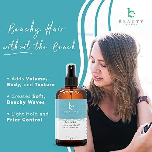 Sea Salt Spray for Hair Men & Women - Dry Texture Spray for Hair, Hair Texturizer Wavy Hair Products, Texturizing Spray & Volumizing Spray, Hair Texture Spray, Curl Spray, Beach Waves Spray Hair Spray