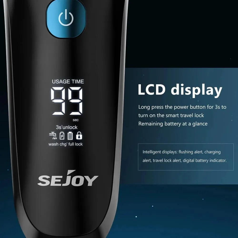 Sejoy Electric Shaver - Waterproof and Cordless
