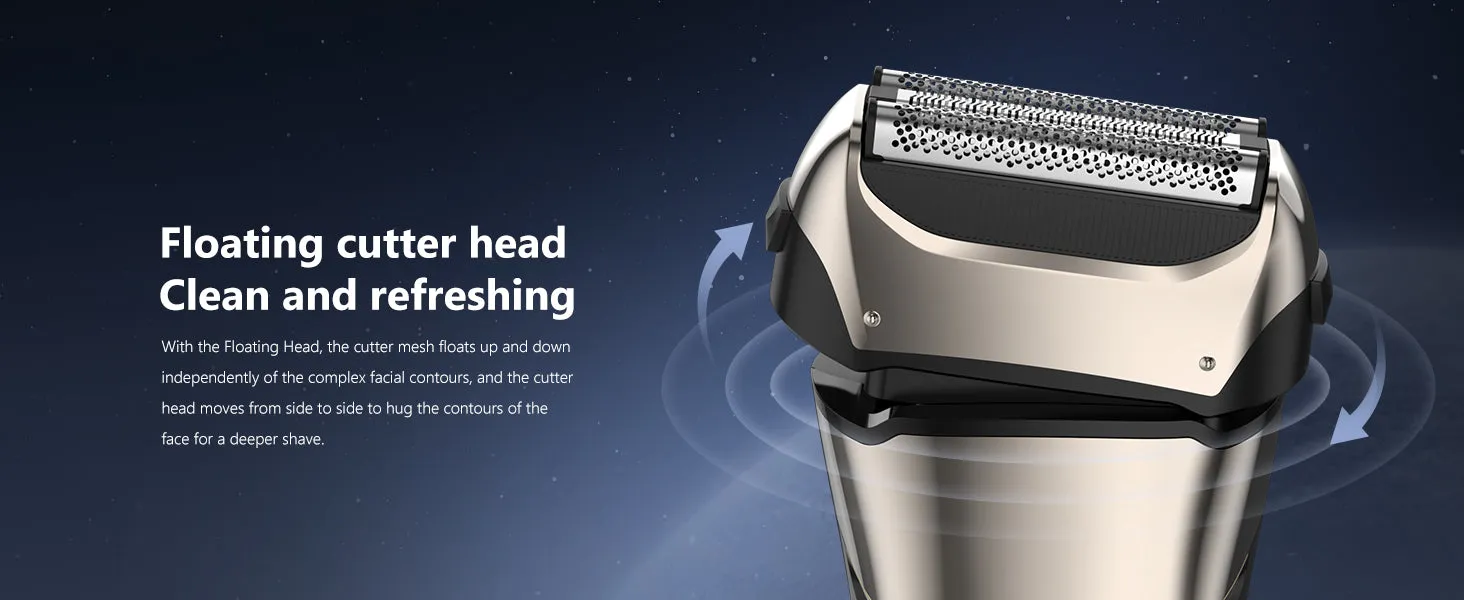 Sejoy Electric Shaver - Waterproof and Cordless