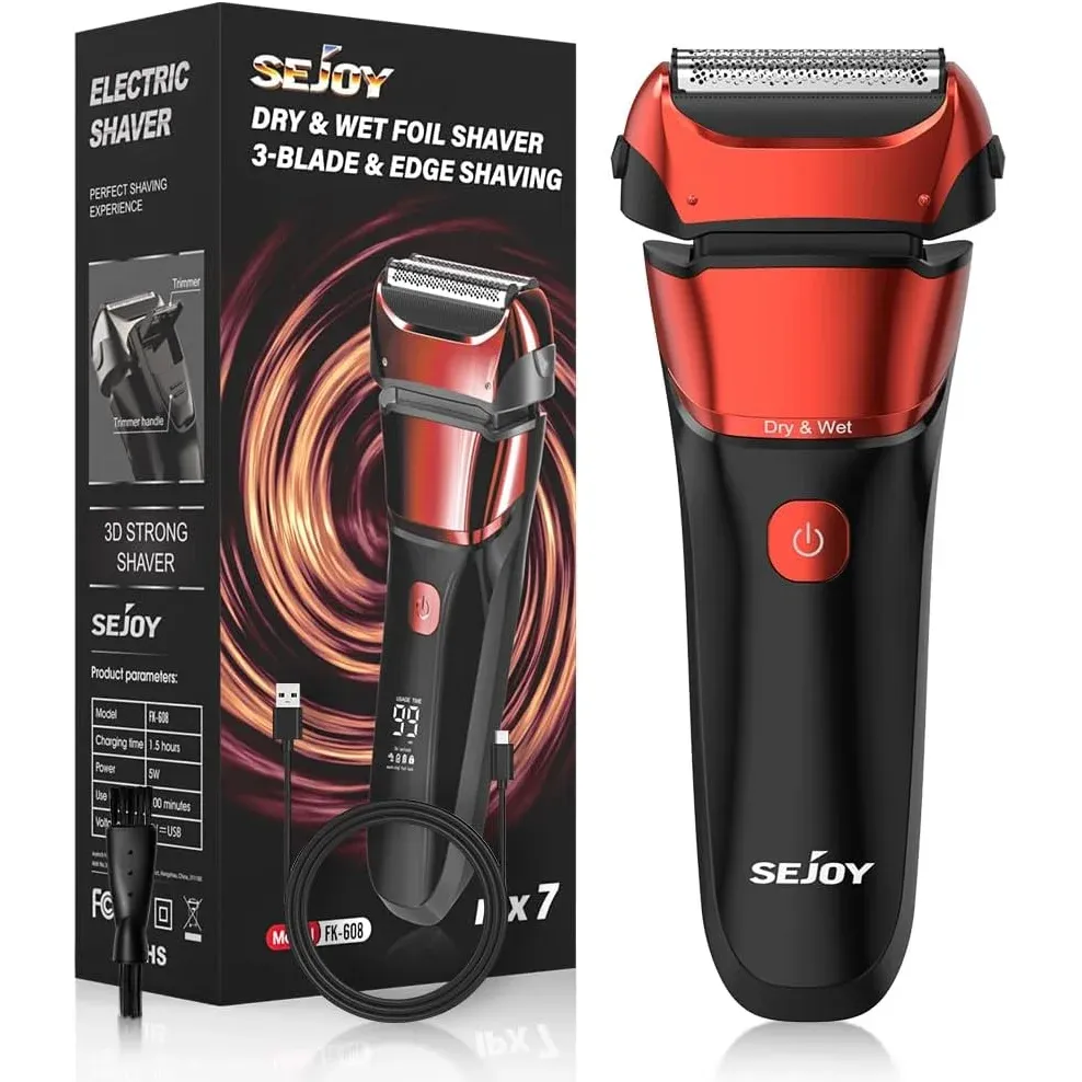 Sejoy Electric Shaver - Waterproof and Cordless