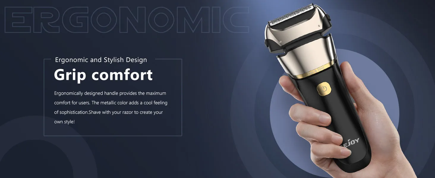 Sejoy Electric Shaver - Waterproof and Cordless