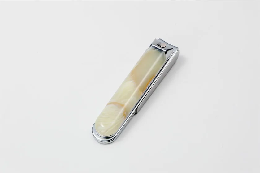 Seki Japan Nail Clipper - White Marble - , Japanese Nail Clippers
