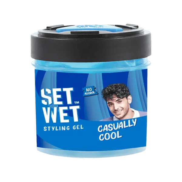 SET WET CASUALLY COOL STYLING GEL 250G