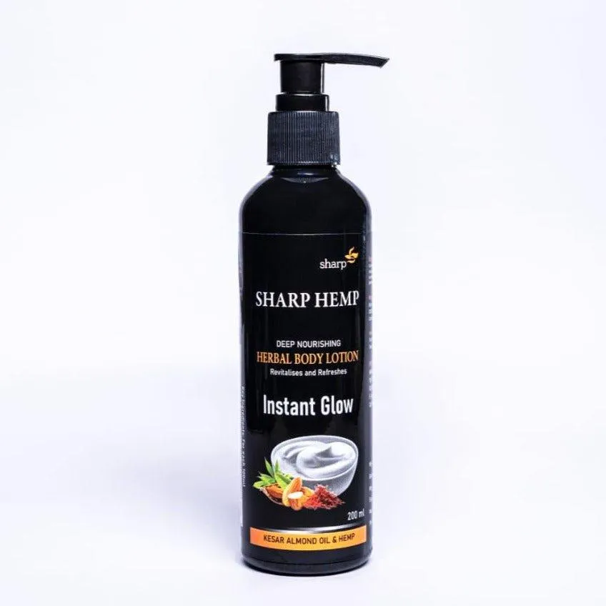 Sharp Hemp - Herbal Body Lotion | Deep Nourishing For Instant Glow