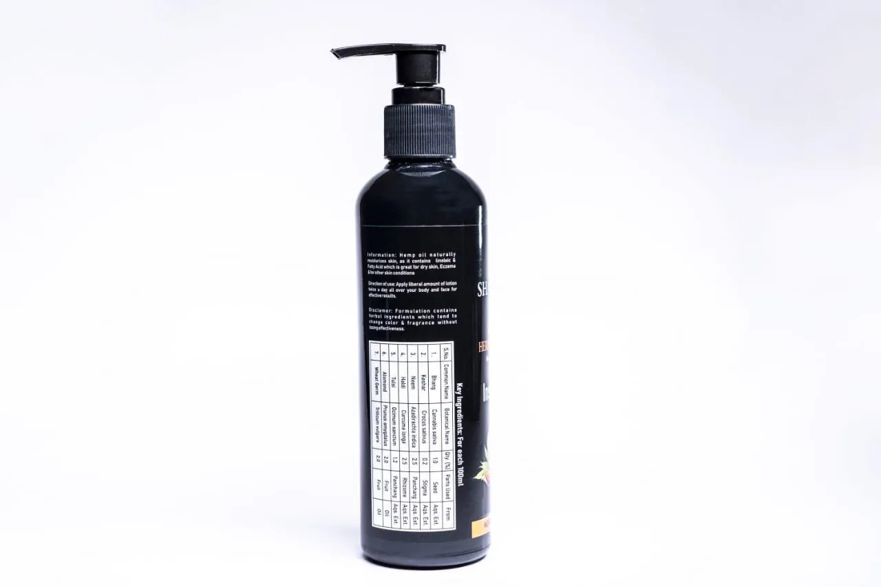 Sharp Hemp - Herbal Body Lotion | Deep Nourishing For Instant Glow