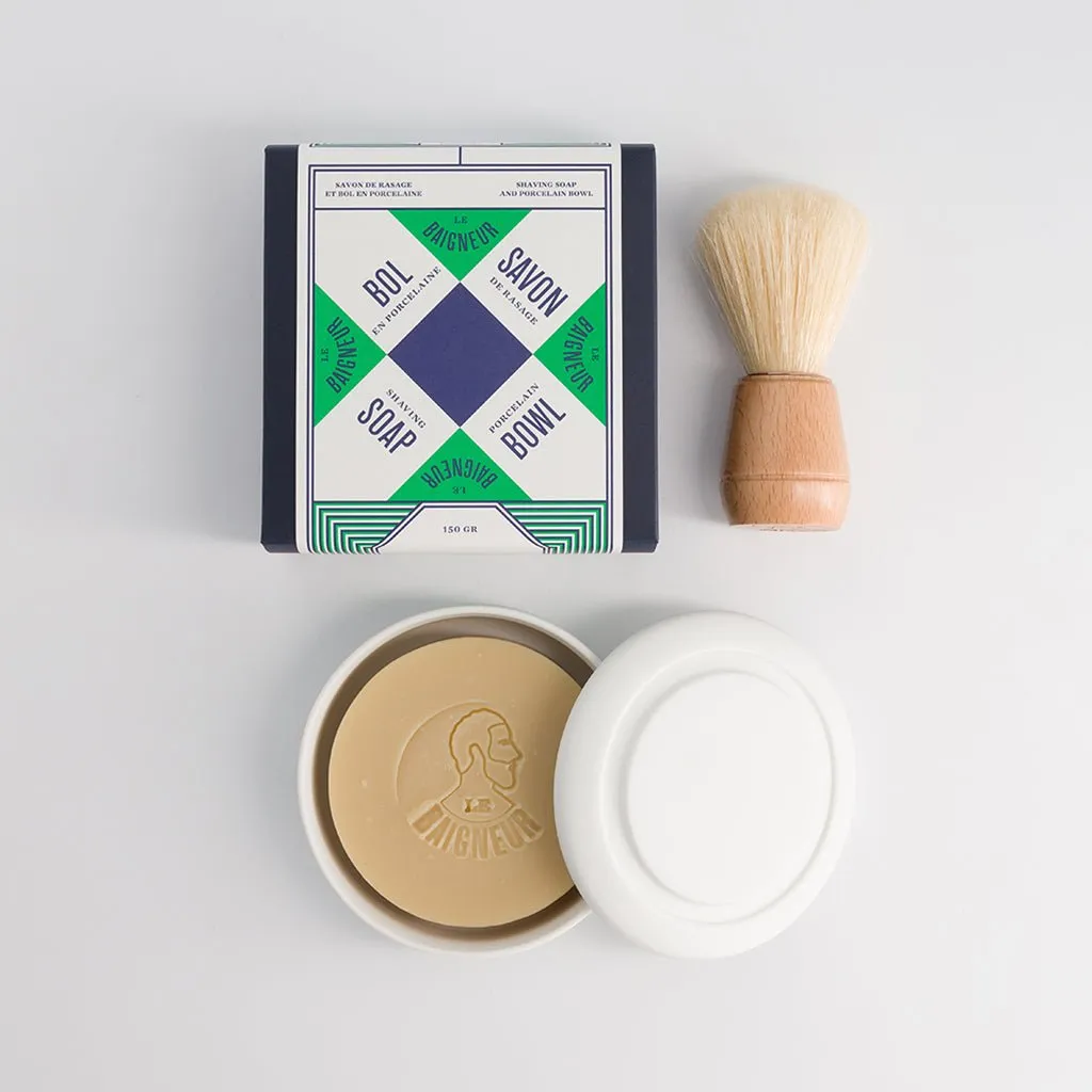 Shaving Bowl   Soap   Shaving Brush