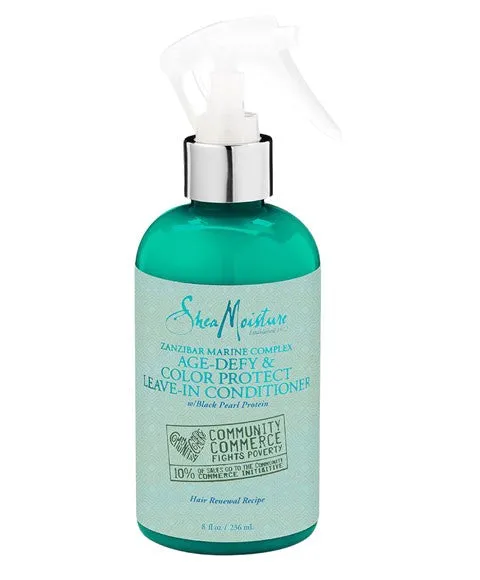 Shea Moisture Zanzibar Marine Complex Age Defy And Color Protect Leave In Conditioner