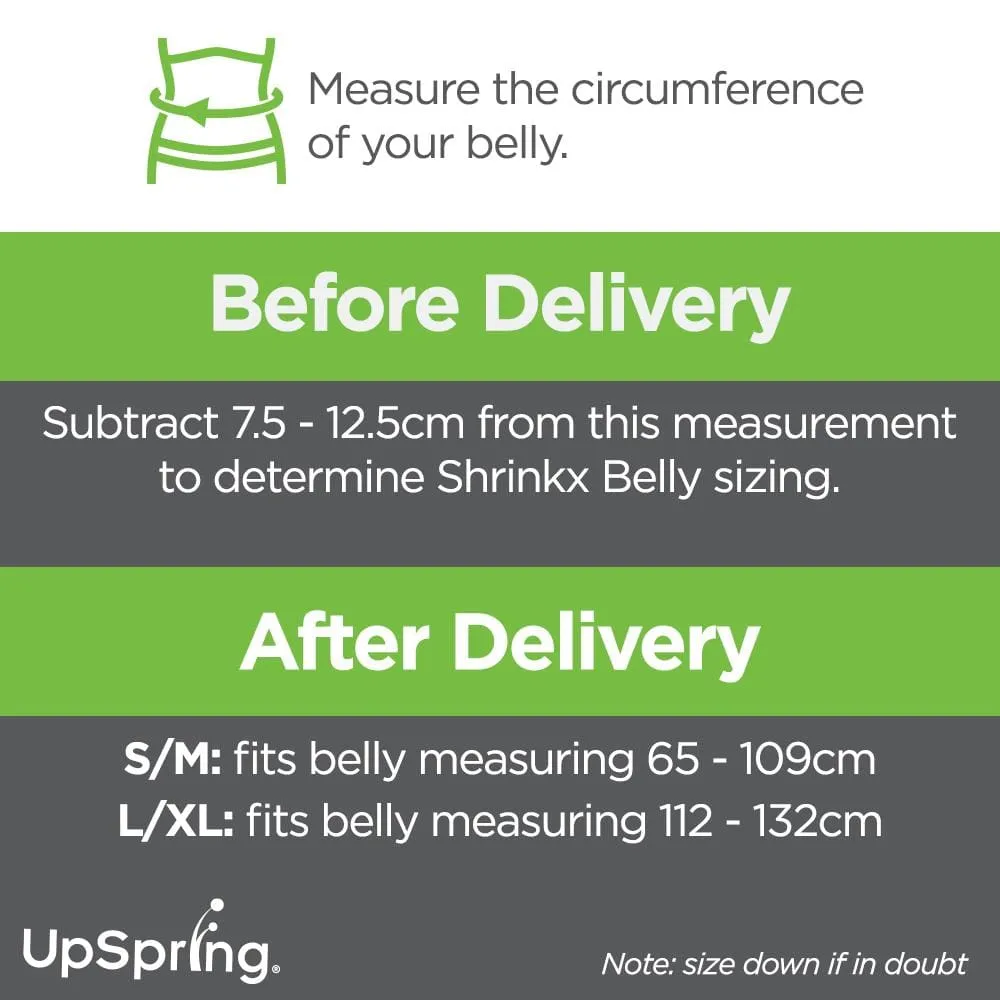 Shrinkx Belly Latex-Free Wrap, Ultra Slimming Triple-Point Compression, Nude