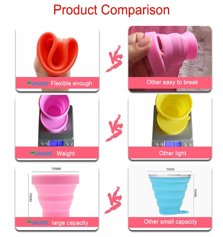 Silicone Menstrual Disc Cup