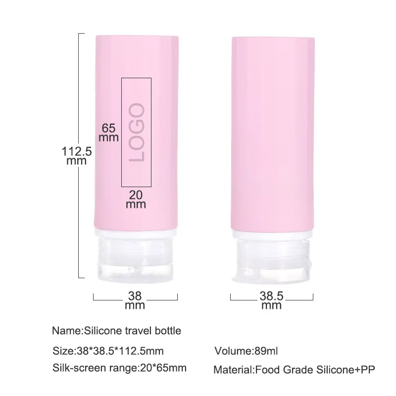 Silicone Travel Bottles 100ml Manufacturer