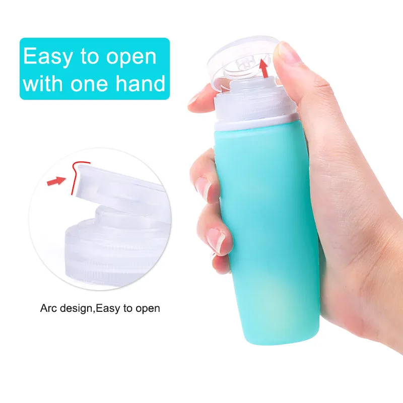 Silicone Travel Bottles Squeezable 100ml