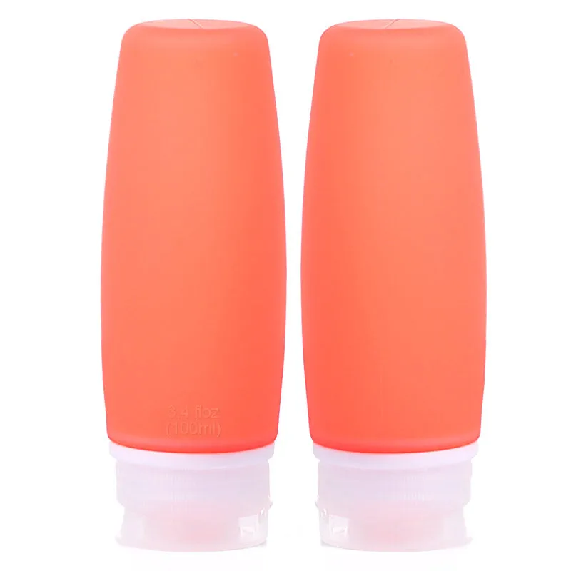 Silicone Travel Bottles Squeezable 100ml