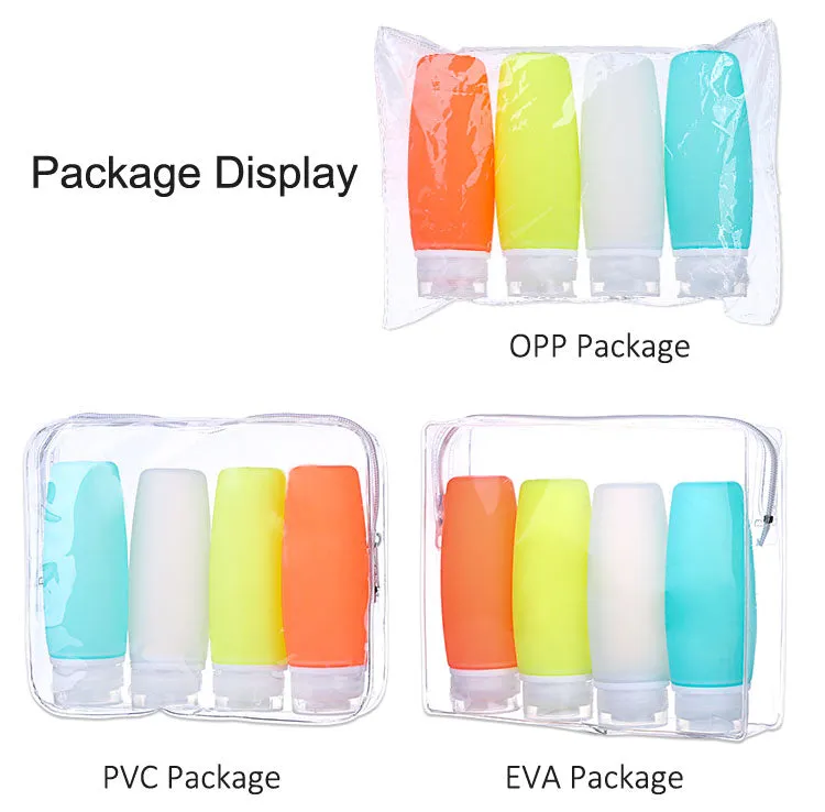 Silicone Travel Bottles Squeezable 100ml