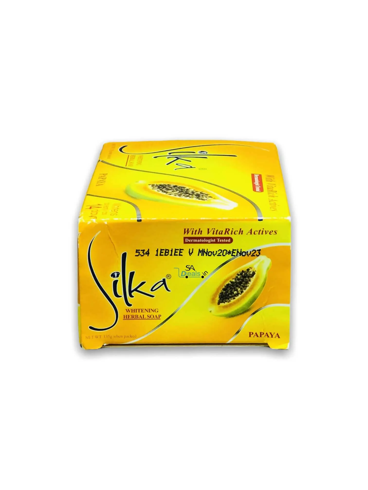 Silka Papaya Skin Whitening Soap 135g