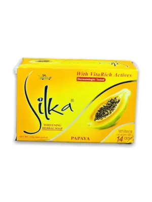 Silka Papaya Skin Whitening Soap 135g