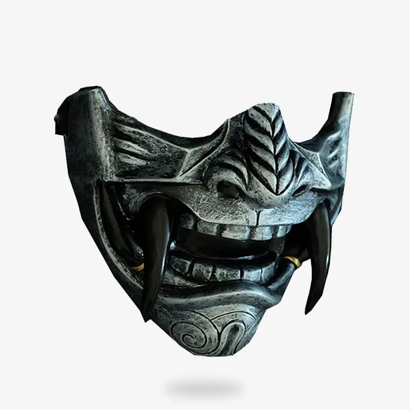 Silver Oni Mask