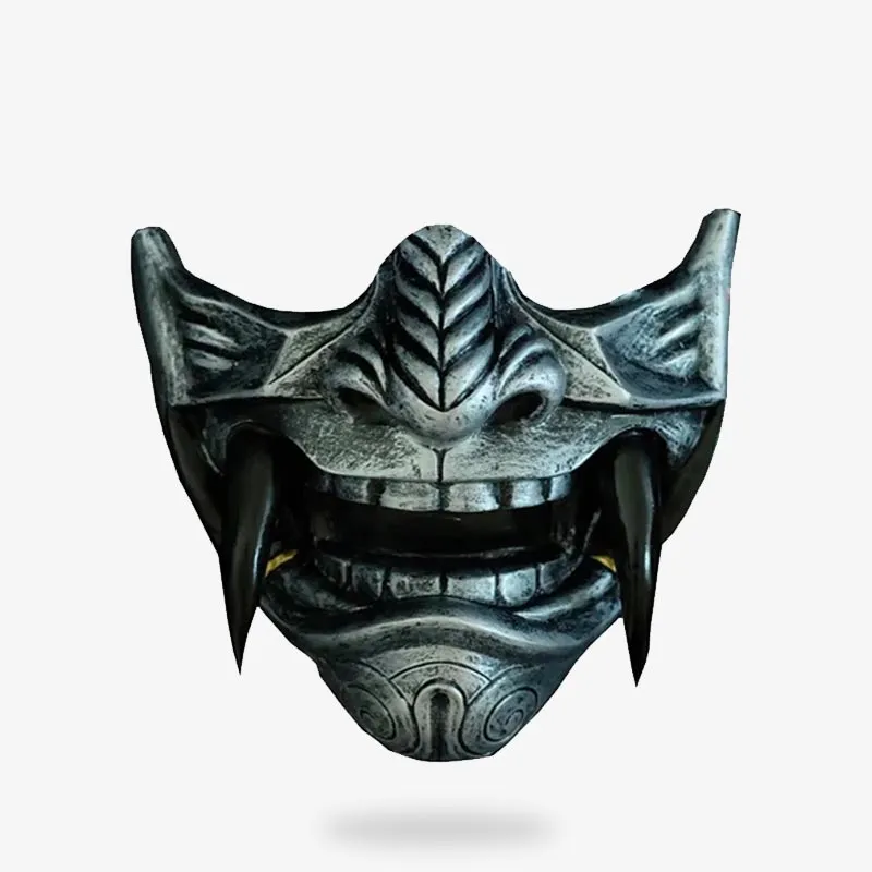 Silver Oni Mask