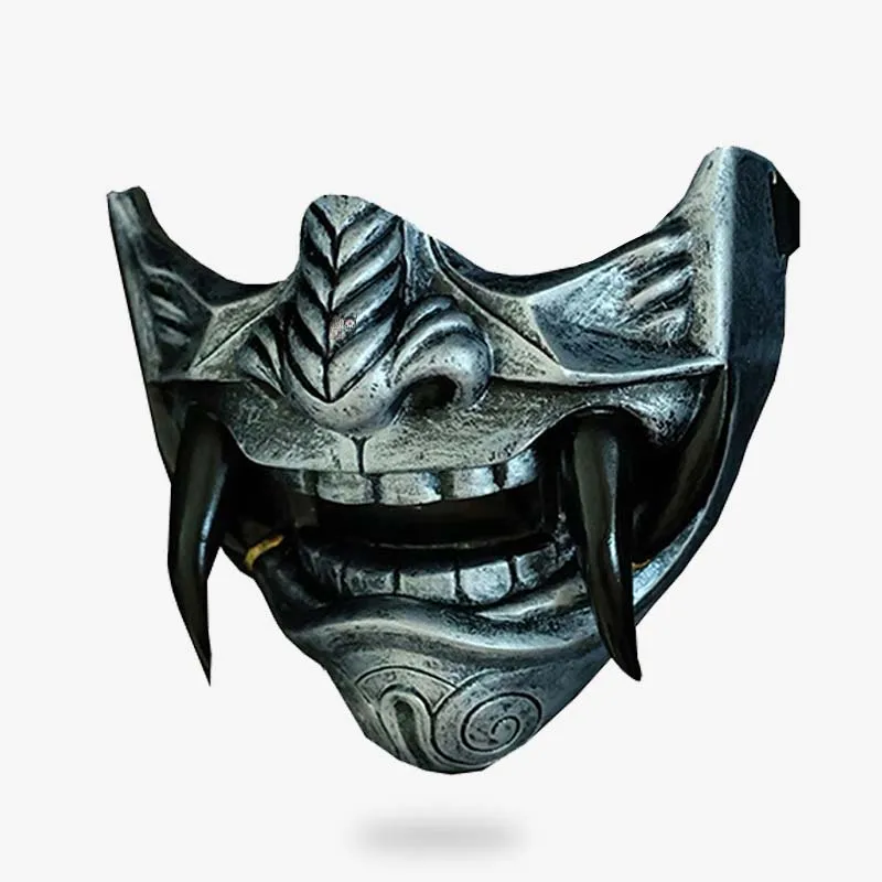 Silver Oni Mask