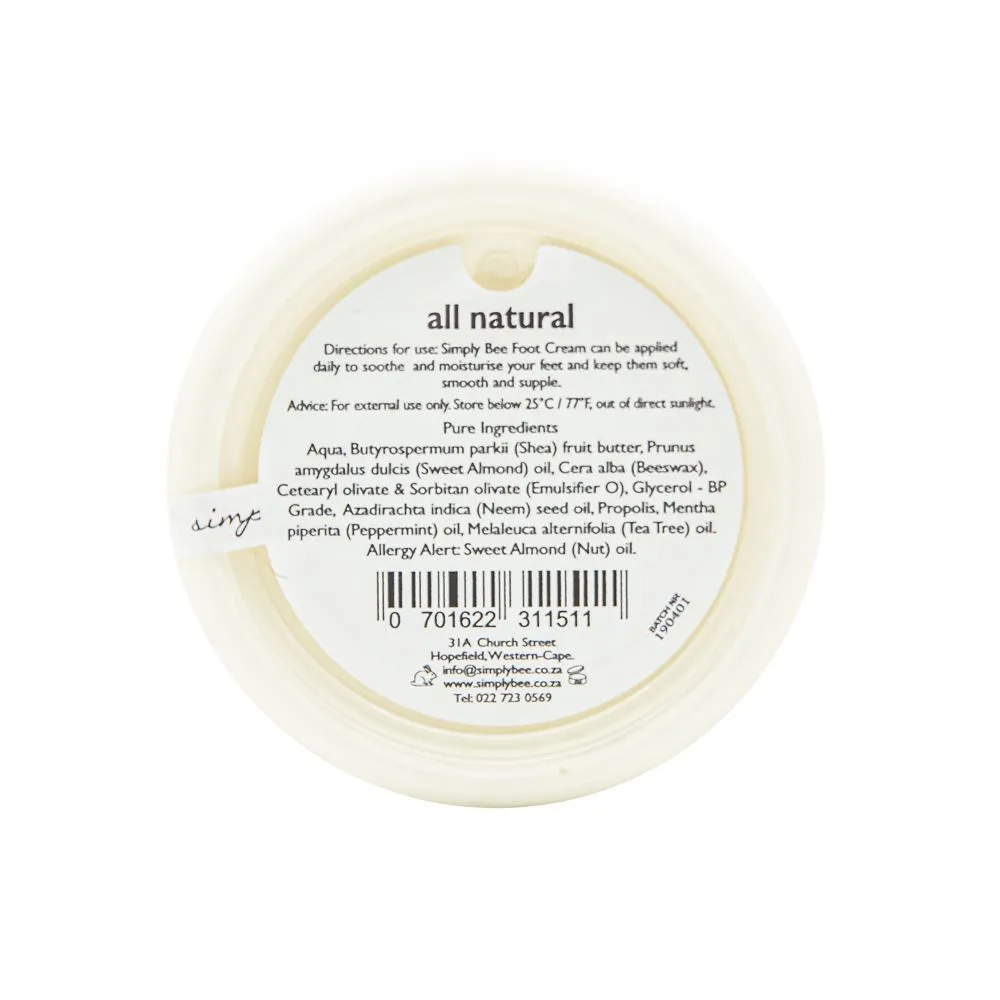 Simply Bee Foot Cream 125ml