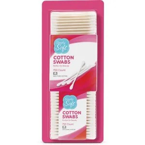 Simply Soft Cotton Swabs 750Ct