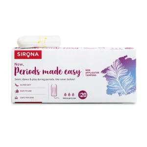 Sirona FDA Approved Premium Tampon Regular Flow - 20 Pieces