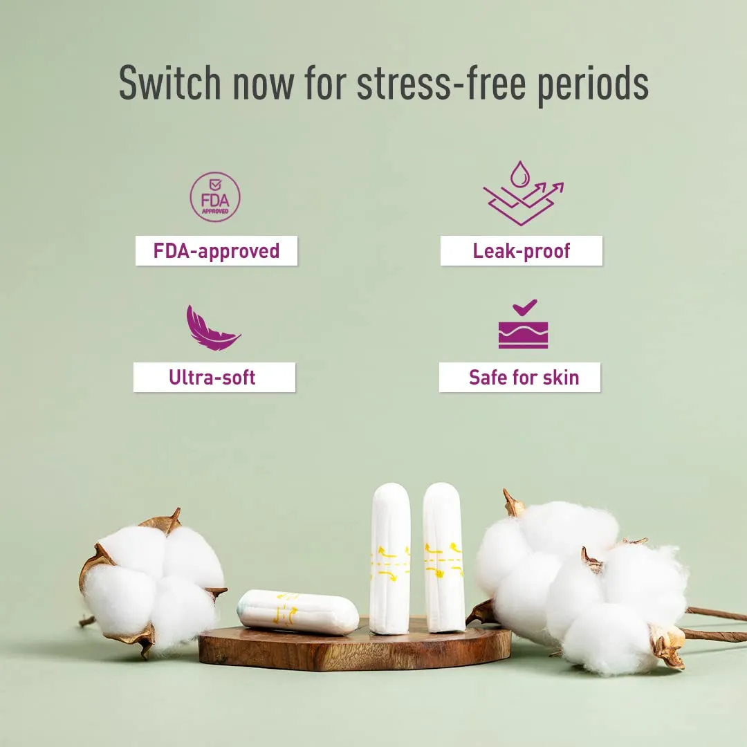 Sirona FDA Approved Premium Tampon Regular Flow - 20 Pieces