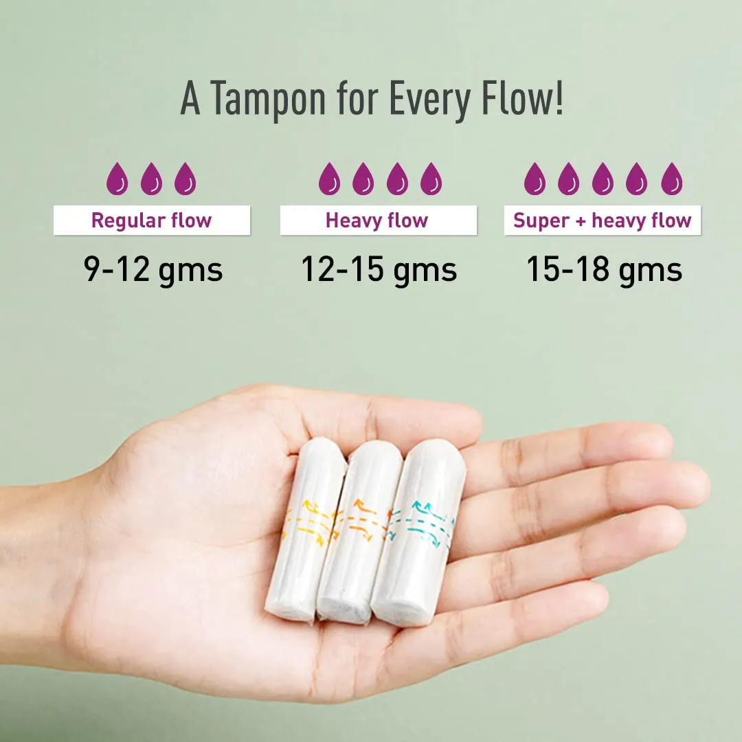 Sirona FDA Approved Premium Tampon Regular Flow - 20 Pieces