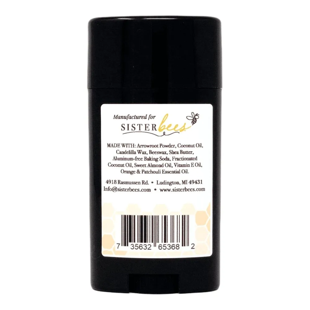 Sister Bees Orange Patchouli All Natural Deodorant
