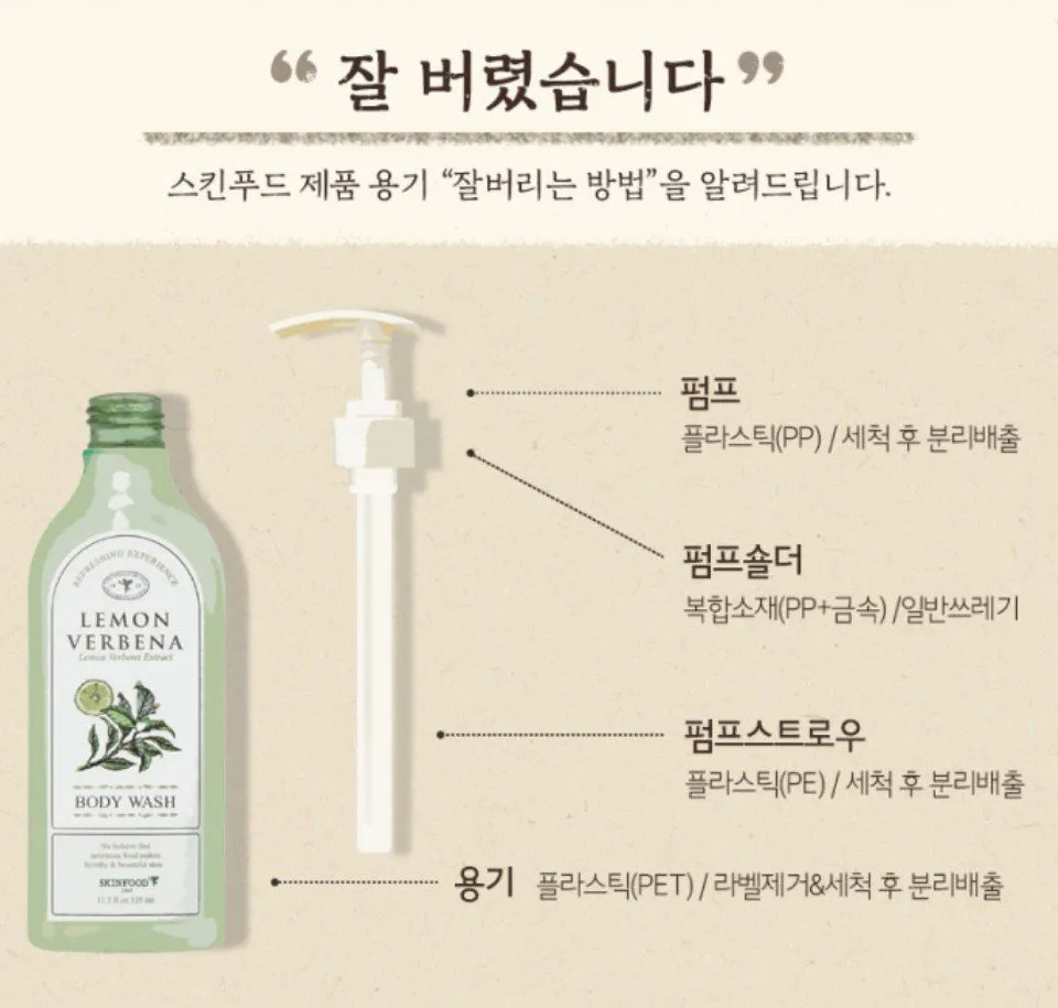 SKINFOOD Lemon Verbena Body Wash غسول الجسم بالليمون
