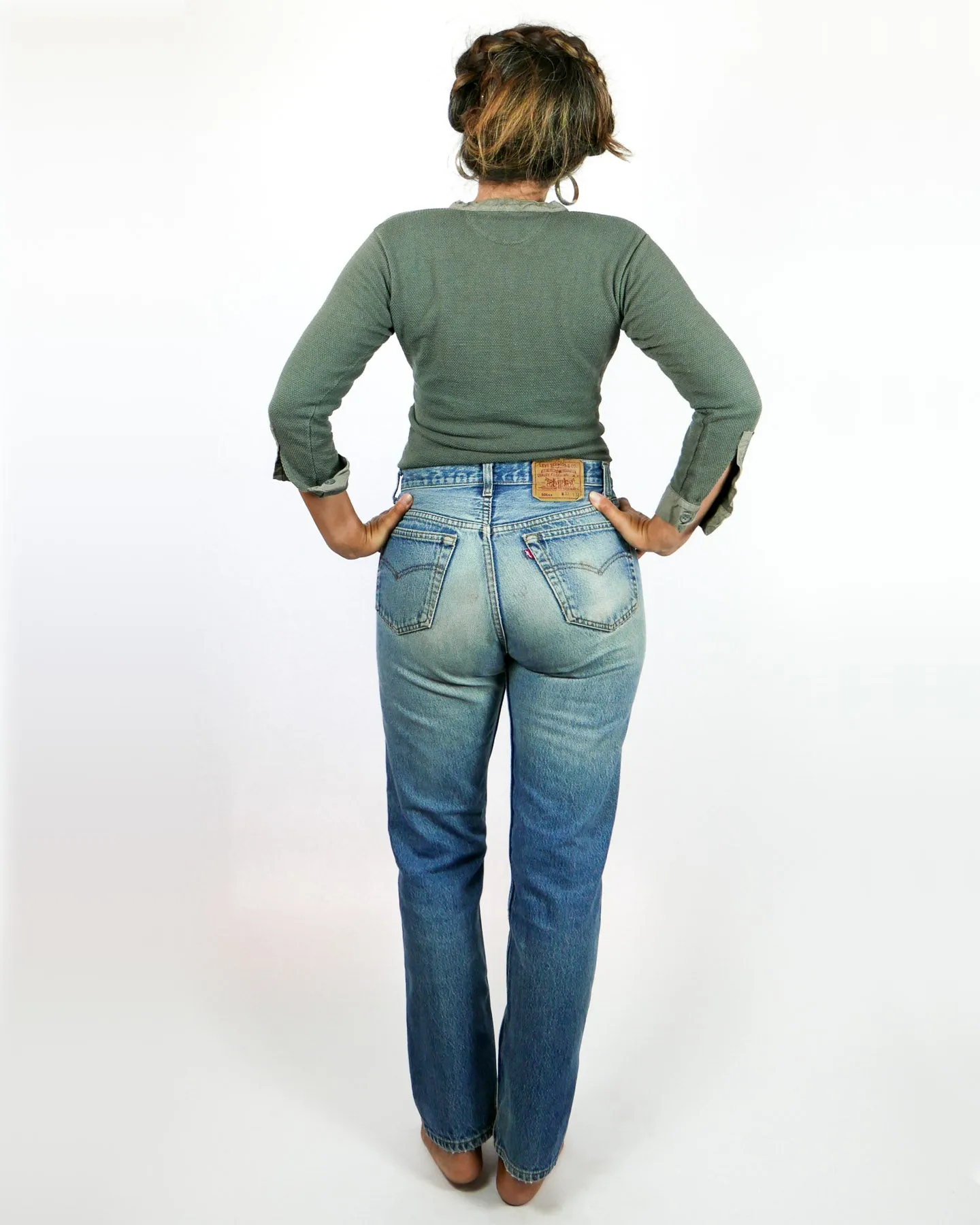 Slimming Green Henley